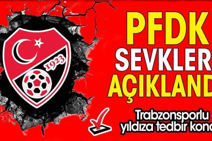 image 0NQZ2056BS PFDK Sevkleri: Süper Lig ve 1. Lig'deki Cezalar