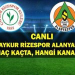 image 8DKUKYXFUH Alanyaspor Caykur Rizespor Maçı: Golsüz Beraberlik