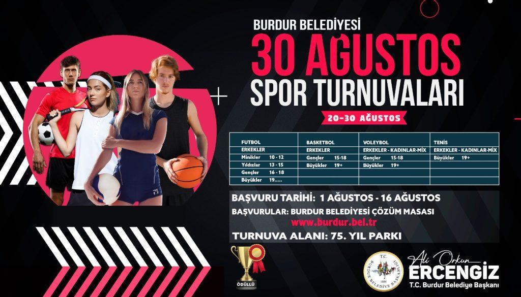 Burdur Belediyesi Turnuvaları: 30 Ağustos Coşkusu - Spordan Haberler image CBJCSXRL37 Burdur Belediyesi Turnuvaları: 30 Ağustos Coşkusu