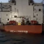 Senegal açıklarında Beşiktaş Denizcilik’e ait kimyasal tanker M/T Mersin yarı batık halde bulundu