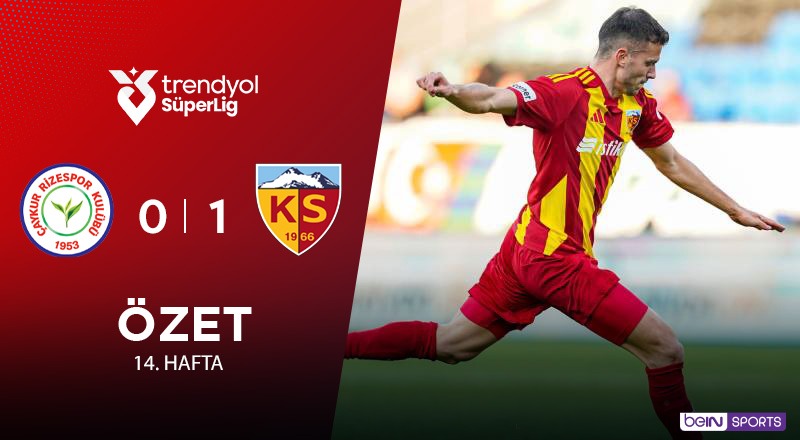 Trendyol Süper Lig’de Haftanın Maç Özetleri, Golleri ve En Özel Anları beIN SPORTS’ta