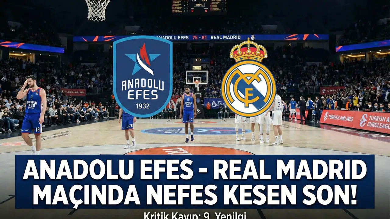 Anadolu Efes’ten Real Madrid’e Son Dakika Dramasıyla Mağlubiyet: EuroLeague’de 9. Yenilgi - Spordan Haberler Anadolu Efes’ten Real Madrid’e Son Dakika Dramasıyla Mağlubiyet: EuroLeague’de 9. Yenilgi