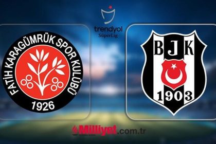 Fatih Karagümrük-Beşiktaş maçı sonucu ne oldu, karşılaşma kaç kaç bitti?