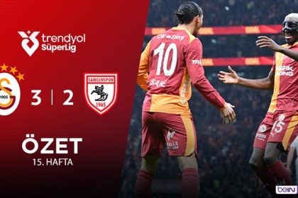 Galatasaray’dan Samsunspor’a gol düellosunda 3-2’lik galibiyet, puanını 36’ya çıkardı - Spordan Haberler Galatasaray’dan Samsunspor’a gol düellosunda 3-2’lik galibiyet, puanını 36’ya çıkardı
