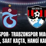 Trabzonspor – Vanspor Ziraat Türkiye Kupası maçı ne zaman, saat kaçta ve hangi kanalda canlı yayınlanacak? - Spordan Haberler Trabzonspor – Vanspor Ziraat Türkiye Kupası maçı ne zaman, saat kaçta ve hangi kanalda canlı yayınlanacak?